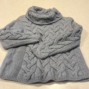Aran merino wool sweater